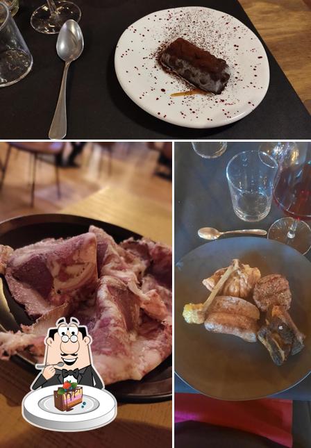 Torta al cioccolato al Ristorante Bisteccardente