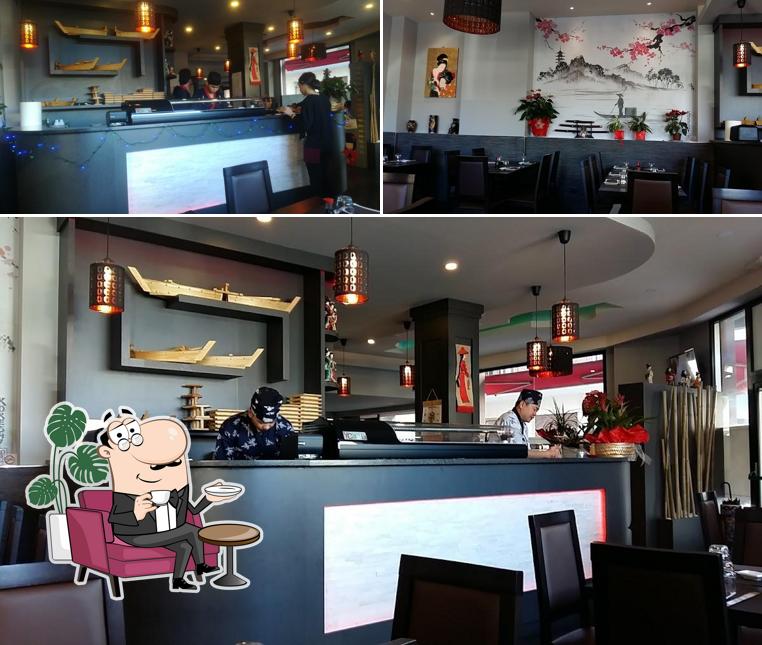 Gli interni di Kokeshi Fusion Restaurant
