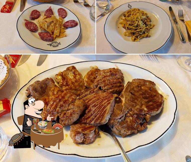 Platti al Trattoria Trebbi