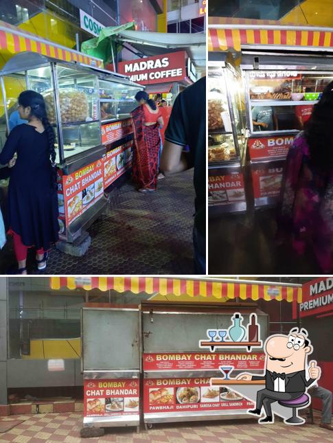 The interior of Bombay chat