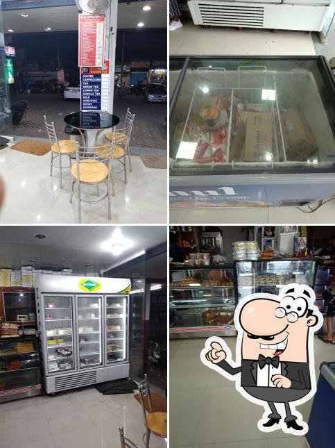 The interior of S. N Bakery