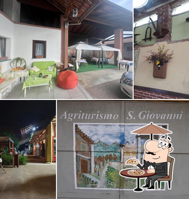 Puoi goderti l'aria fresca da seduto all'esterno di Agriturismo San Giovanni - Cascina Prola