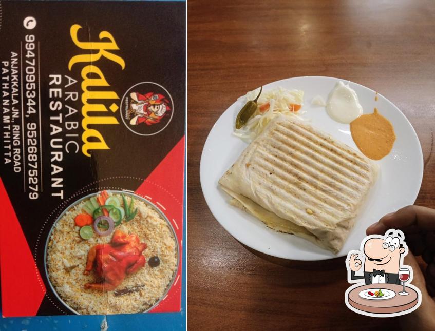 Food at Kalila Arabic RESTAURANT