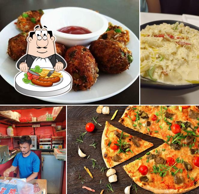Food at The Pizzaman