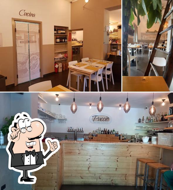 Gli interni di Puccio trattoria