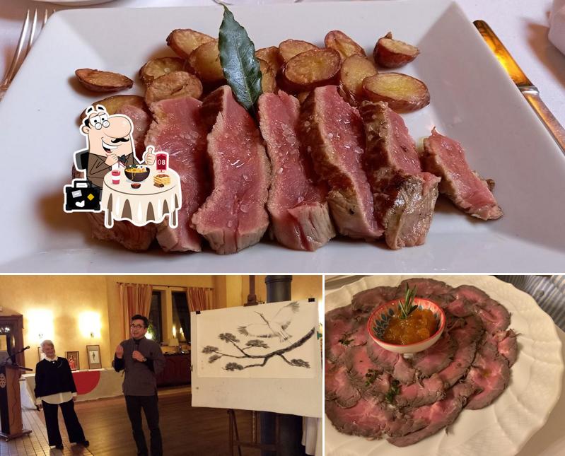 Questa è la immagine che raffigura la cibo e interni di Ristorante La Torre