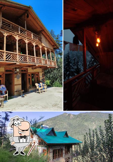 The exterior of Ruhoots Cafe & Art Residency