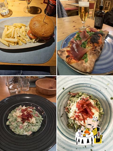 Cibo al Ristorante pizzeria scoiattolo canazei