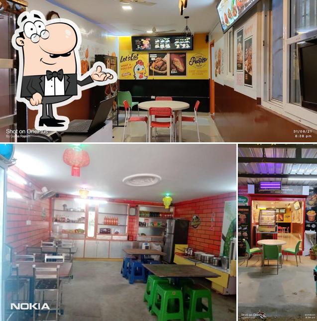 The interior of Hotel Manu Sri