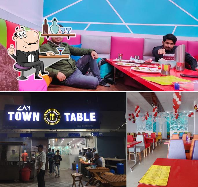 The interior of Town Table