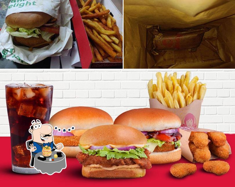 Chocolate mousse at Wendy's Burgers