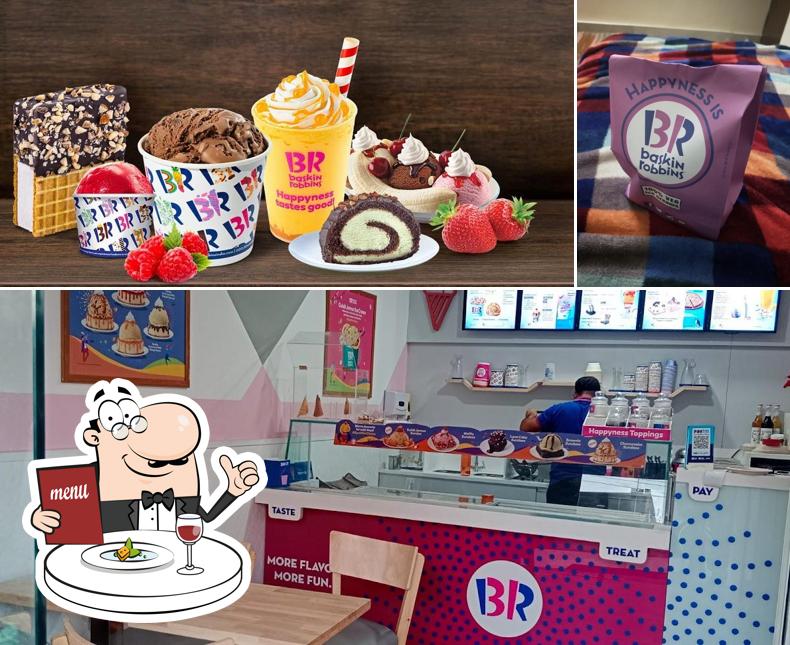 This is the photo displaying food and beverage at Baskin Robbins