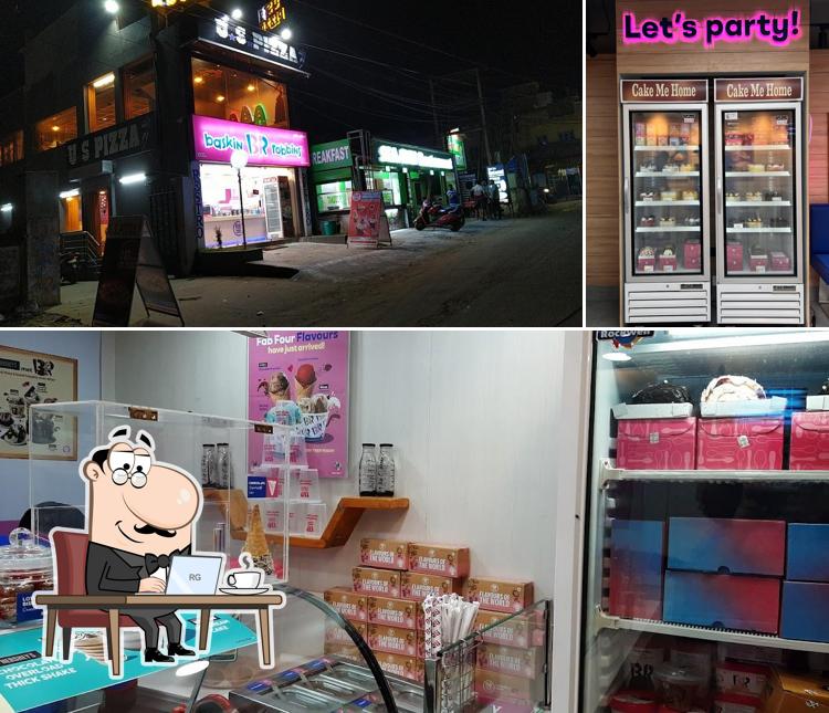 Check out how Baskin Robbins looks inside