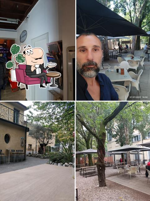 Gli interni di Le Bistrot di Villa Burba