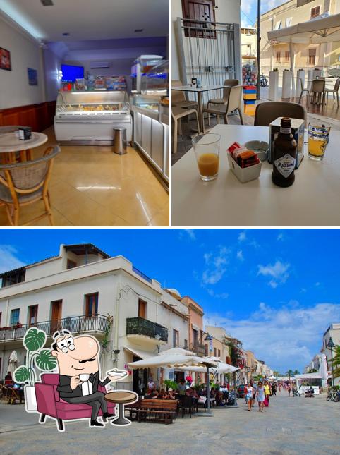 Dai un’occhiata alla foto che mostra la interni e esterno di Bar San Vito di sCoppola
