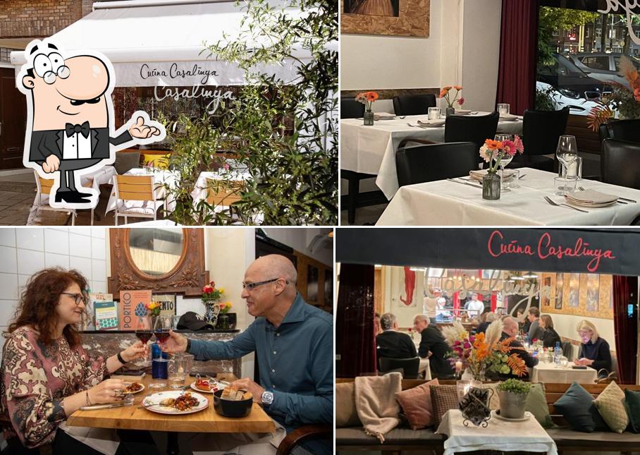 Take a seat at one of the tables at Cucina Casalinga - cucina italiana