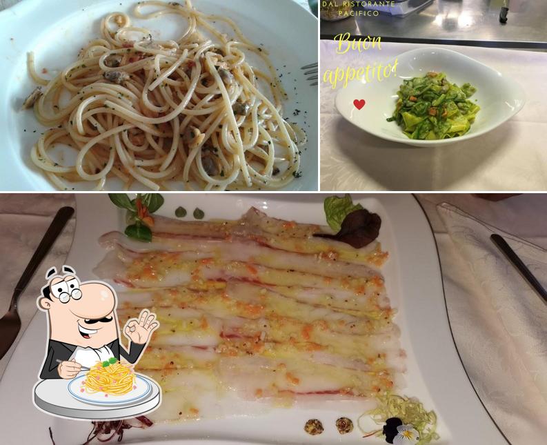 Spaghetti alla carbonara al Ristorante Pacifico