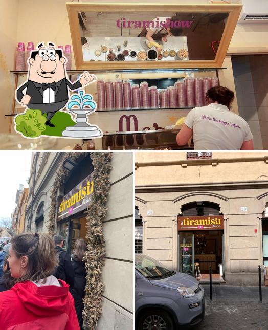 Tiramisù Trastevere - Merisù si caratterizza per la esterno e cibo