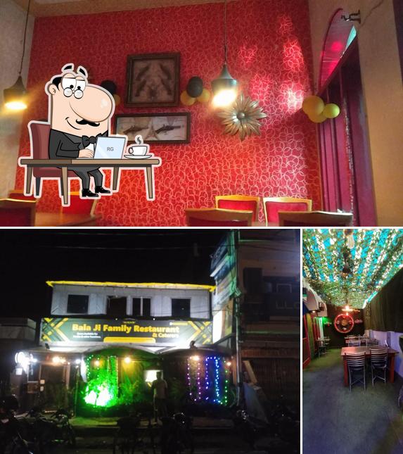 The interior of Balaji Pack & Go(Balaji Family Restaurant)