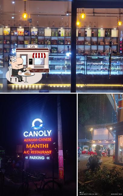 This is the picture depicting exterior and interior at Canoly Bakes and Restaurant