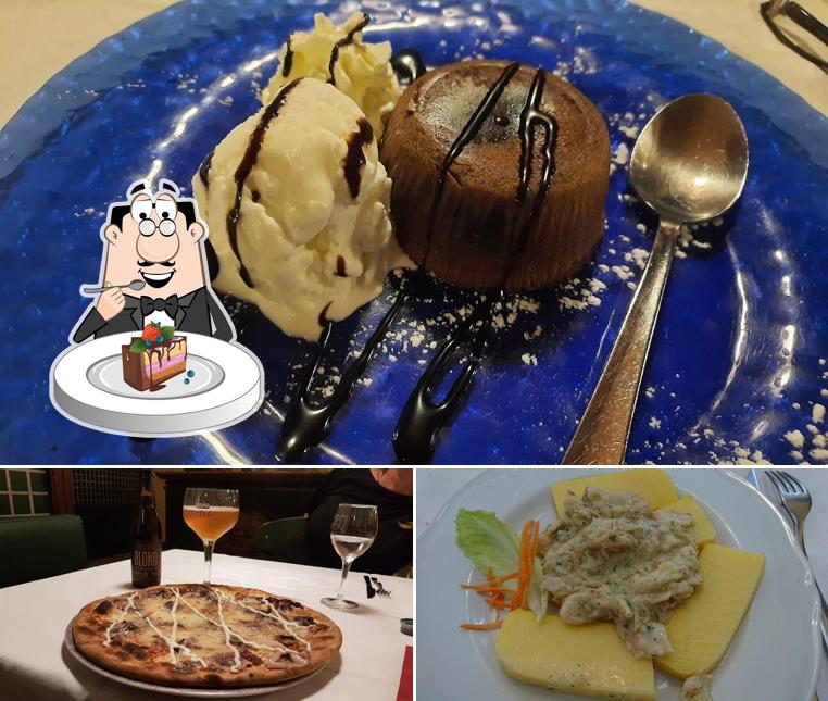 Torta al cioccolato al Al Barcon Ristorante-pizzeria e Residence