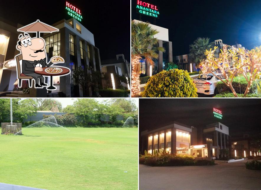 You can get some fresh air outside Hotel Anantara Greens
