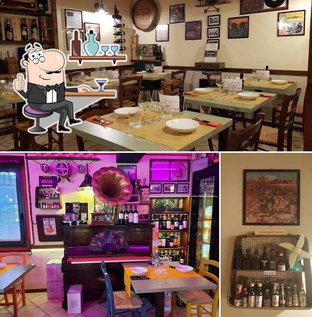 Dai un'occhiata agli interni di Trattoria la Ciuséra