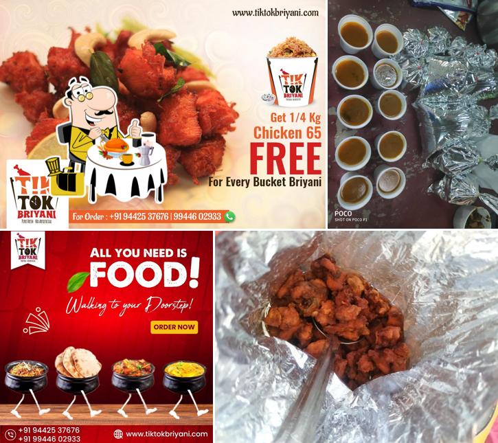 Food at TIK TOK Briyani - Bucket Briyani Chicken Mutton Non Veg Gravies Home Made Biryani in Coimbatore