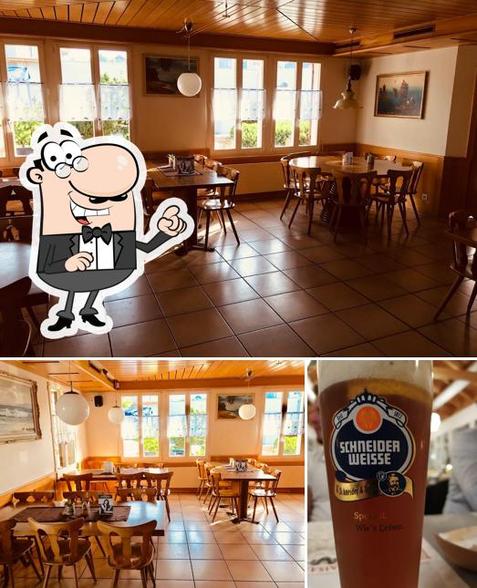 La immagine della interni e birra di Restaurant Wirtshaus Frohsinn