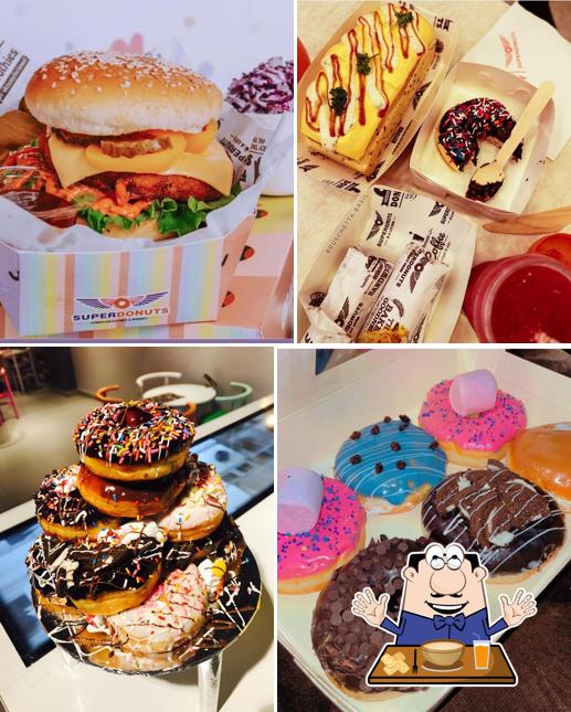 Food at Super Donuts