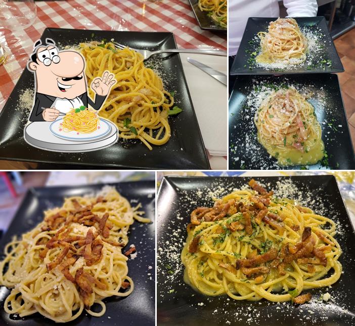 Spaghetti alla carbonara al Adda Signora Ristorante Pizzeria