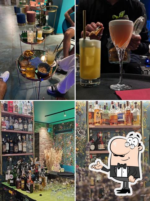Gli interni di 111 premium bar