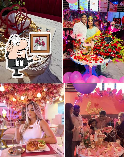 Take a seat at one of the tables at BELGIAN WAFFLES & CREPES TIRUNELVELI