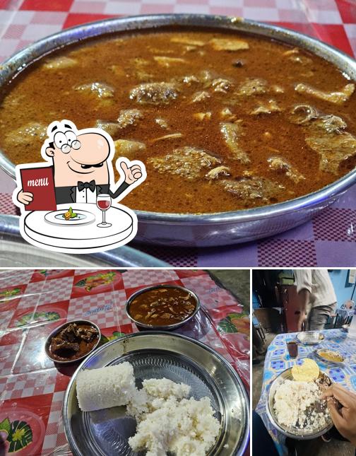 Take a look at the image displaying food and interior at Kanji kada in thykoodam