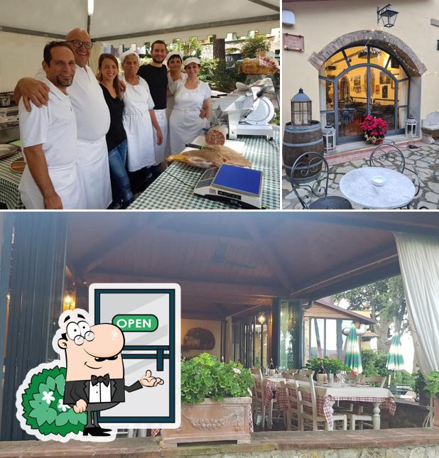 Gli esterni di Trattoria dal Contadino