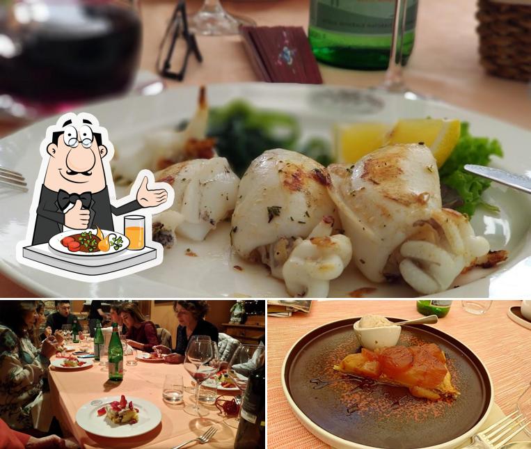Cibo al Trattoria Corte Fiorina