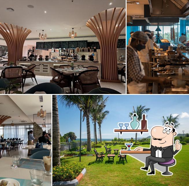 Take a seat at one of the tables at 365 - All Day Dining