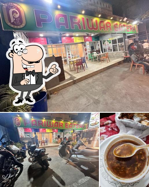The interior of Pariwar Eatery