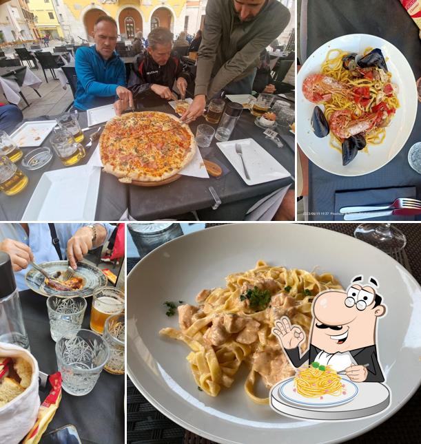 Spaghetti alla carbonara al Ristorante pizzeria Marconi