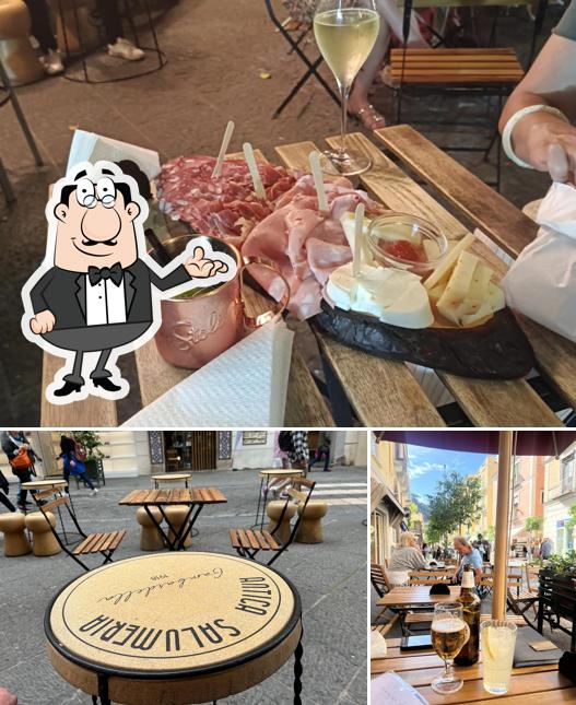 Gli interni di Antica Salumeria Gambardella