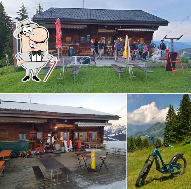 Gli esterni di Cabane des Monts-Chevreuils