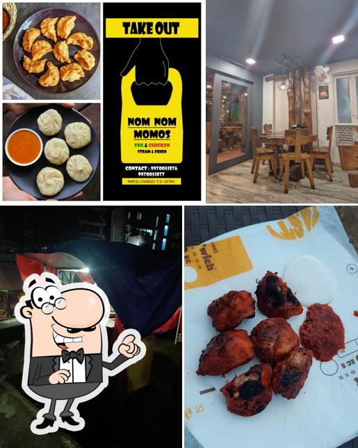 The interior of Nom Nom Momos