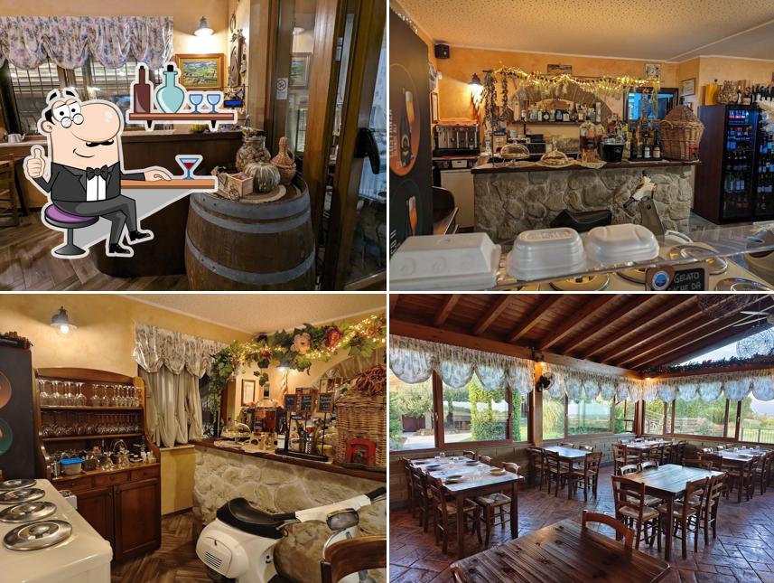 Gli interni di Agripizzeria Il Vecchio Fienile