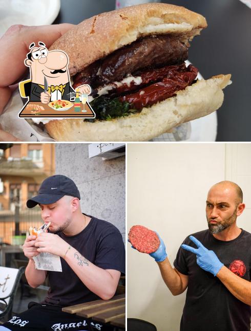 Cibo al Hamburgeria Beestrot burger
