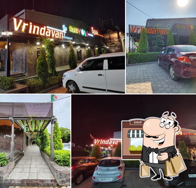 Enjoy the view at the outside area of Vrindavan Restaurant
