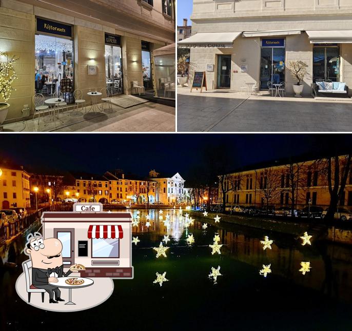 Curiosa tra la parte esterna di La Caprese