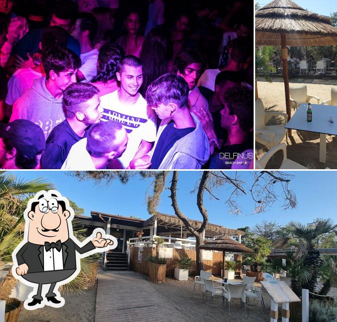 Dai un'occhiata agli interni di Delfinus Beach Bar