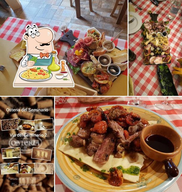 Cibo al Osteria del Seminario ..dove i sapori della Tuscia e della Sardegna si incontrano