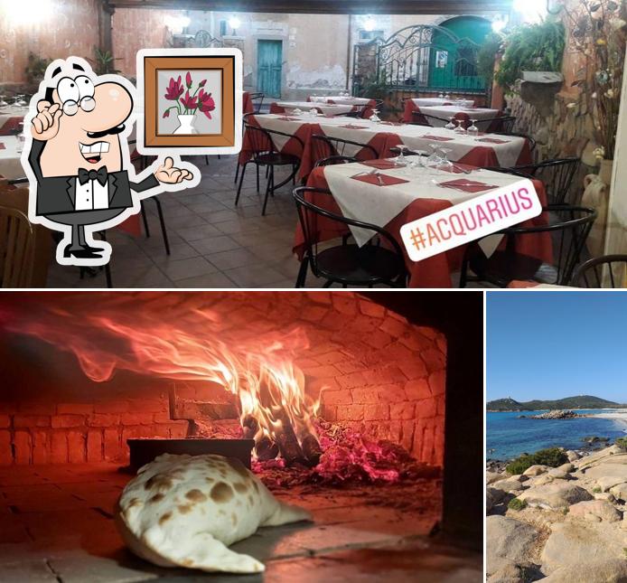 La interni e esterno del ristorante