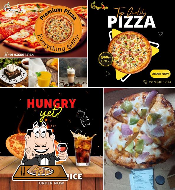 Try out pizza at Ginger Spice